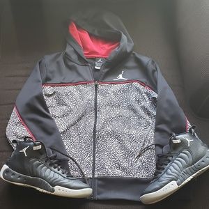 Jordan hoodie and sneakers